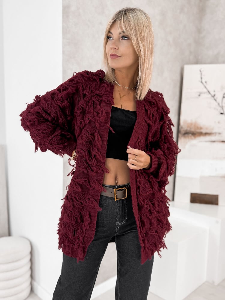 KARDIGAN RAVISSE BORDOWY
