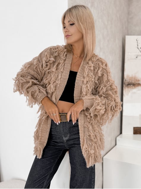 KARDIGAN RAVISSE BEŻOWY