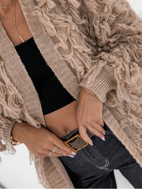 KARDIGAN RAVISSE BEŻOWY