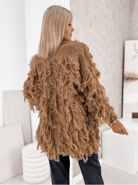 KARDIGAN RAVISSE KARMELOWY