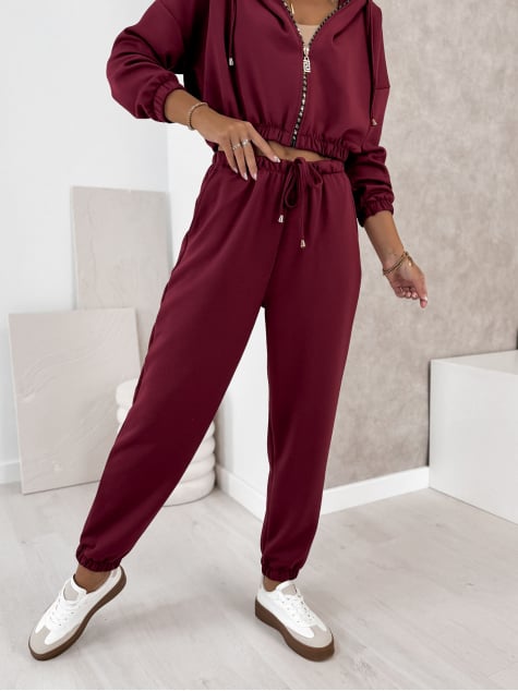 KOMPLET DRESOWY AMEDDA BORDOWY