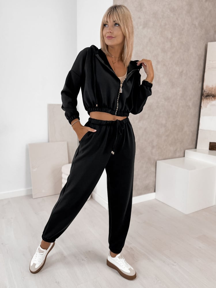 KOMPLET DRESOWY AMEDDA CZARNY