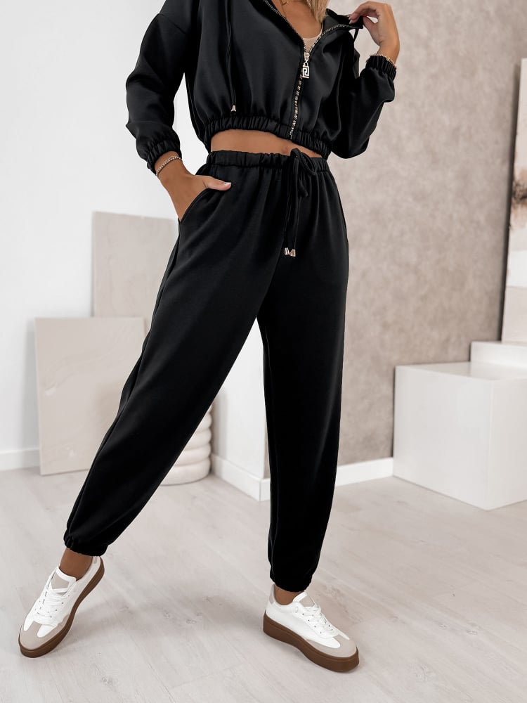 KOMPLET DRESOWY AMEDDA CZARNY