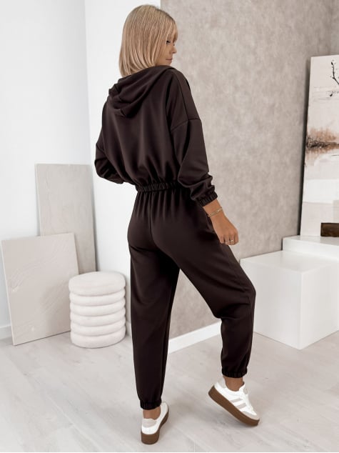 KOMPLET DRESOWY AMEDDA BRĄZOWY