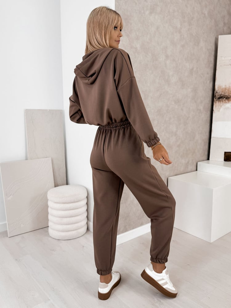 KOMPLET DRESOWY AMEDDA CIEMNOBEŻOWY