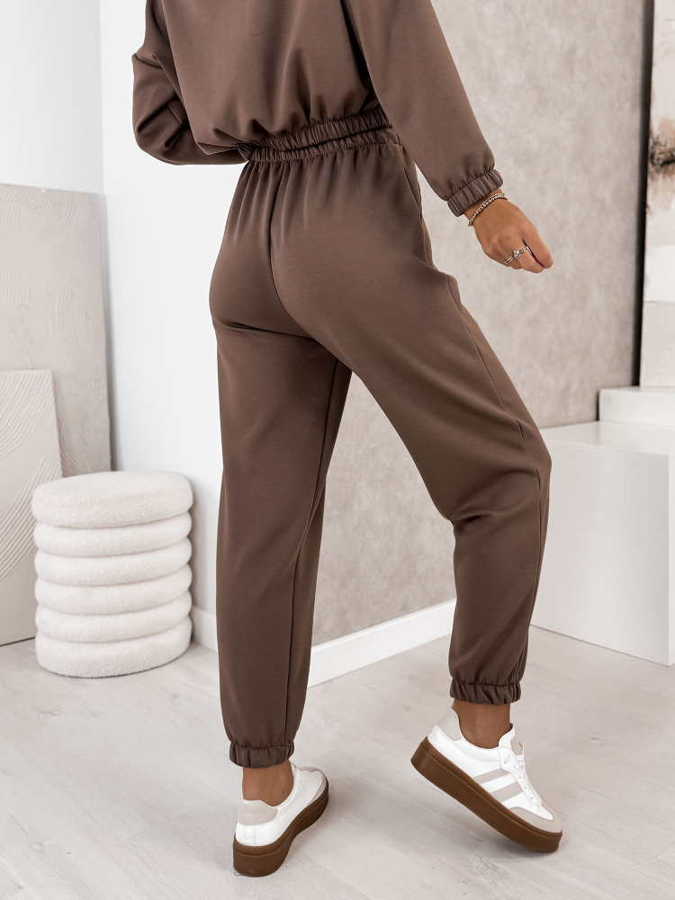 KOMPLET DRESOWY AMEDDA CIEMNOBEŻOWY