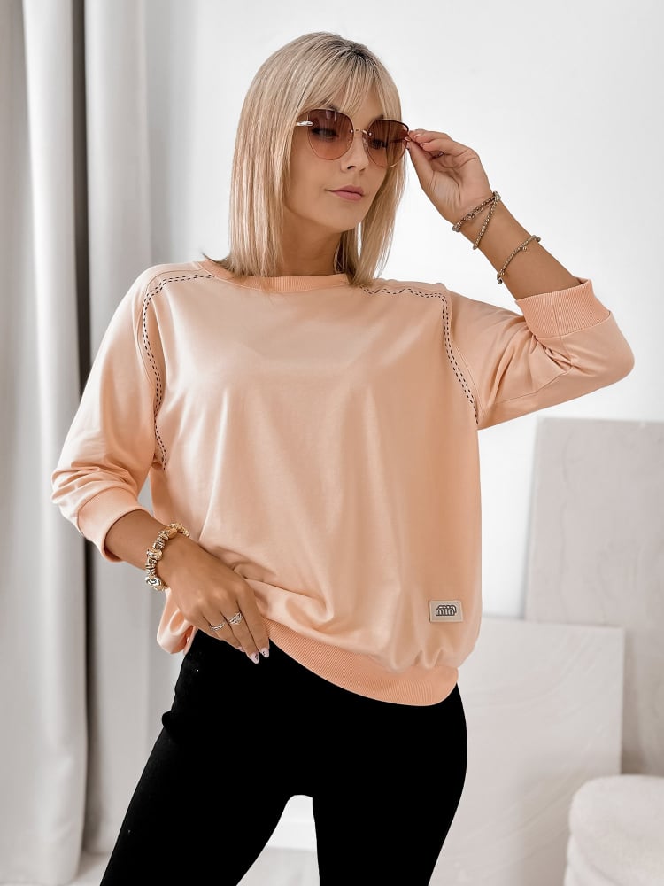 BLUZKA CONSTANCE BRZOSKWINIOWA