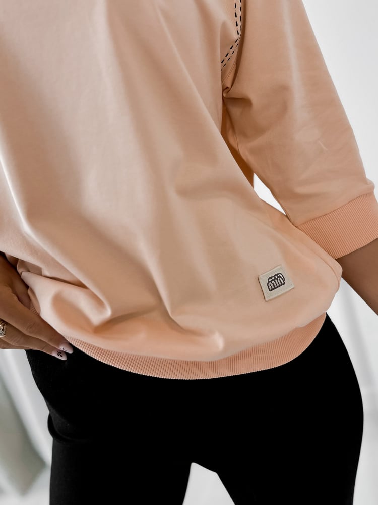 BLUZKA CONSTANCE BRZOSKWINIOWA