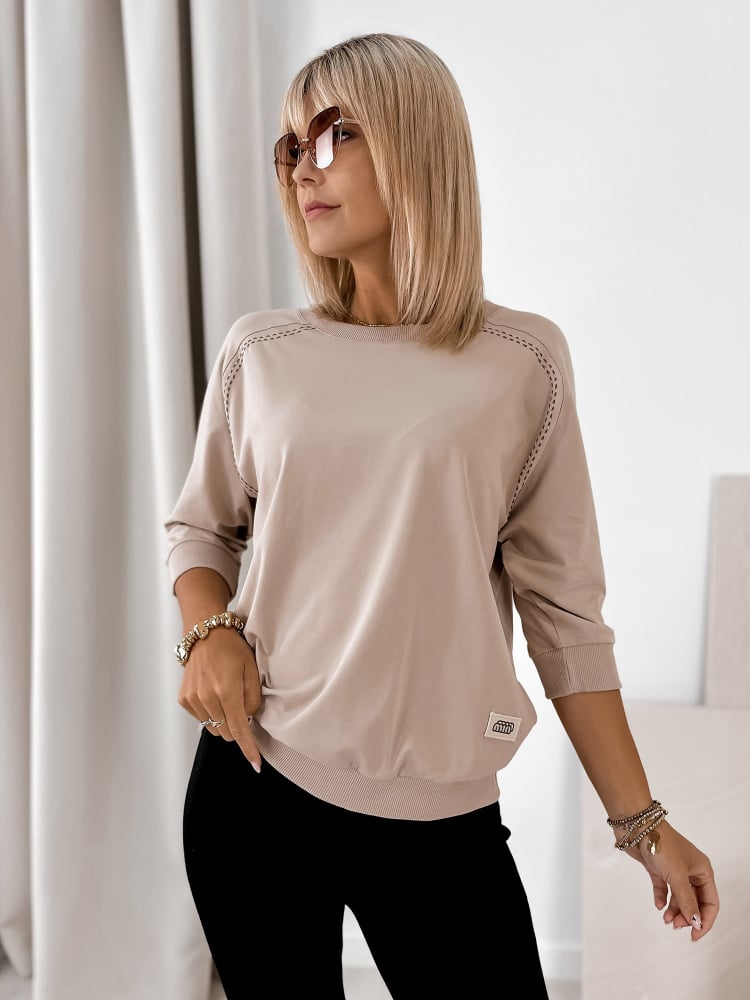 BLUZKA CONSTANCE BEŻOWA