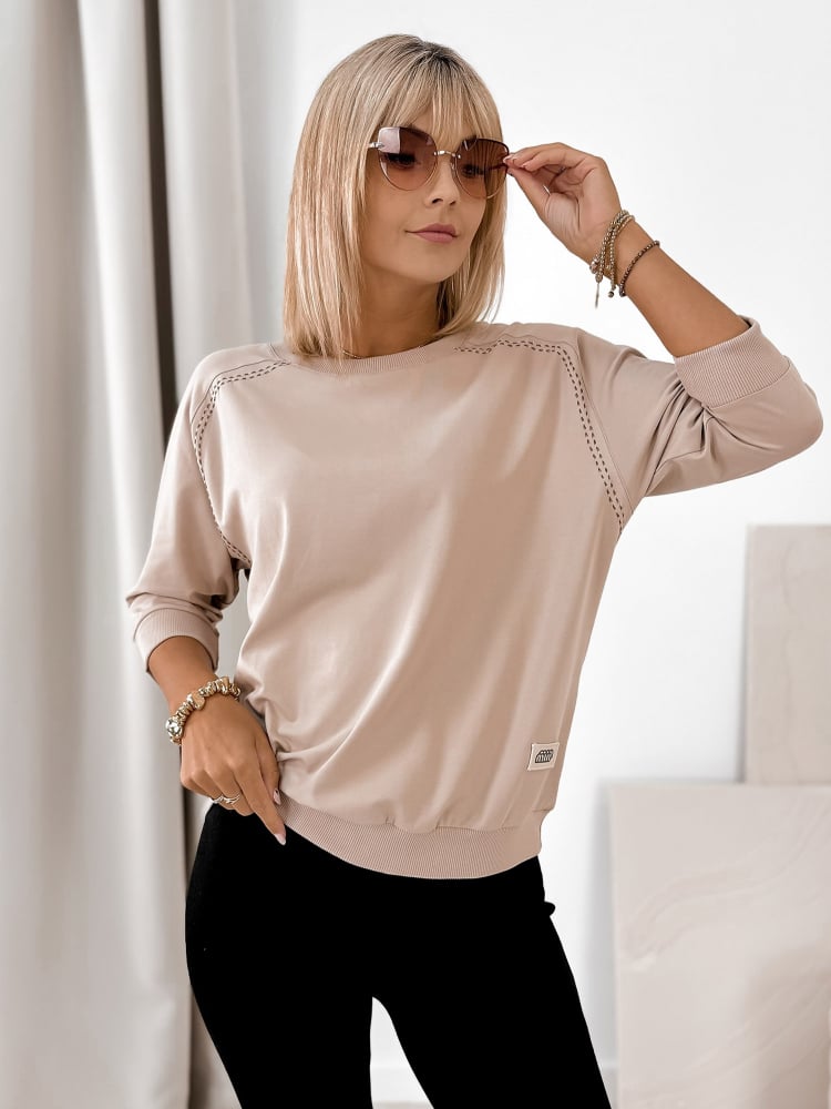 BLUZKA CONSTANCE BEŻOWA