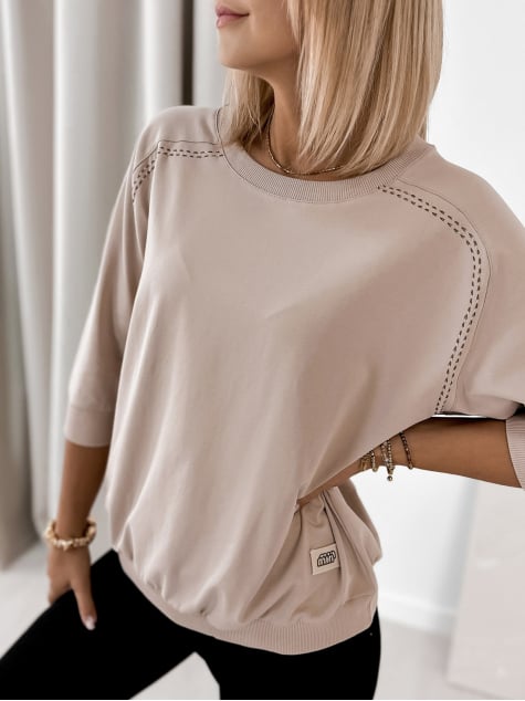 BLUZKA CONSTANCE BEŻOWA