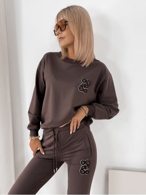 KOMPLET DRESOWY PICARD BRĄZOWY