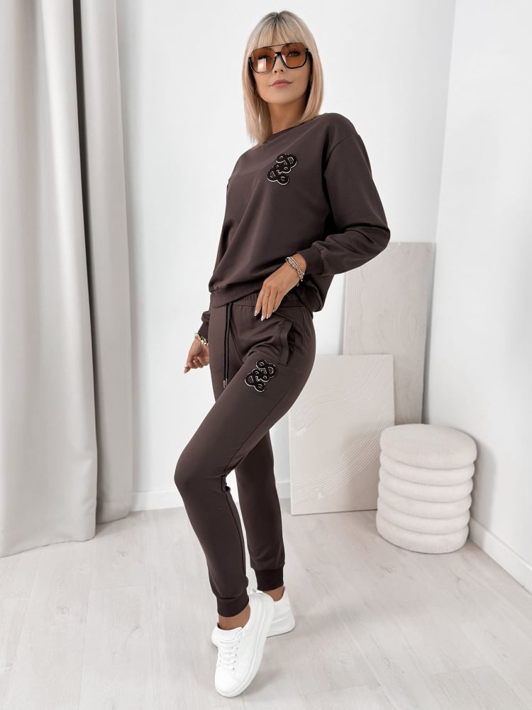 KOMPLET DRESOWY PICARD BRĄZOWY