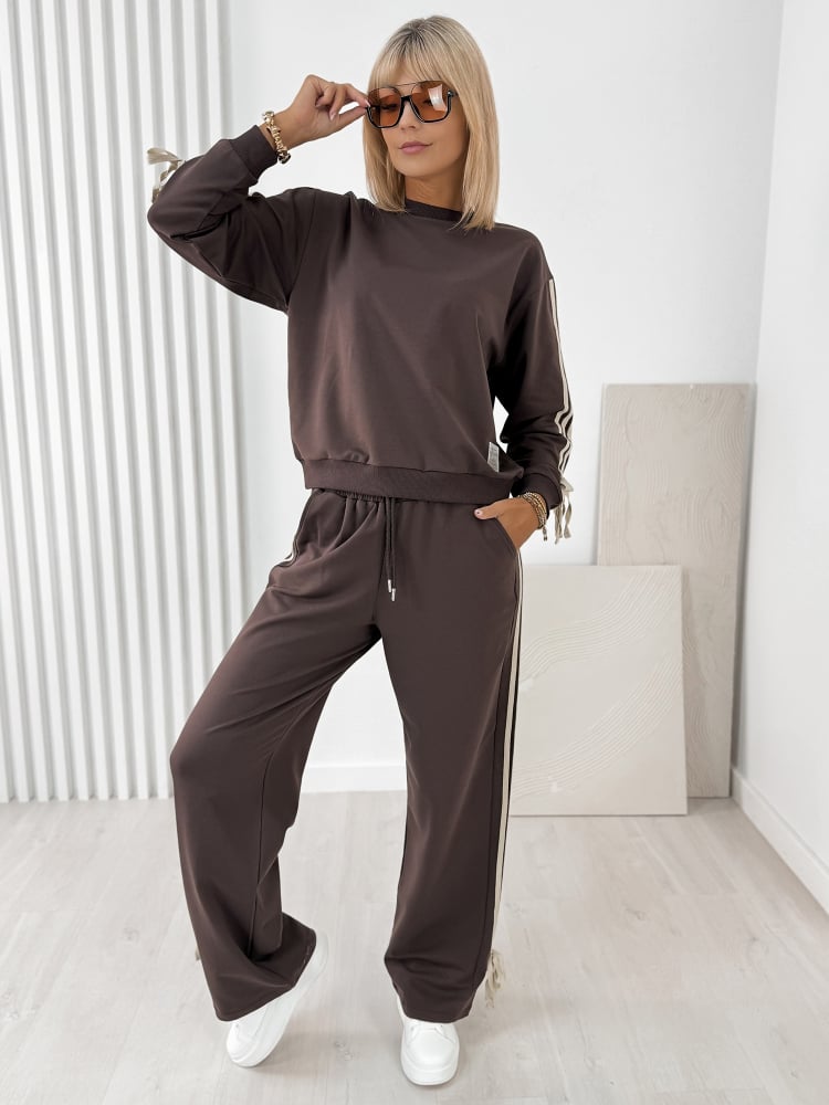 KOMPLET DRESOWY RIKER BRĄZOWY