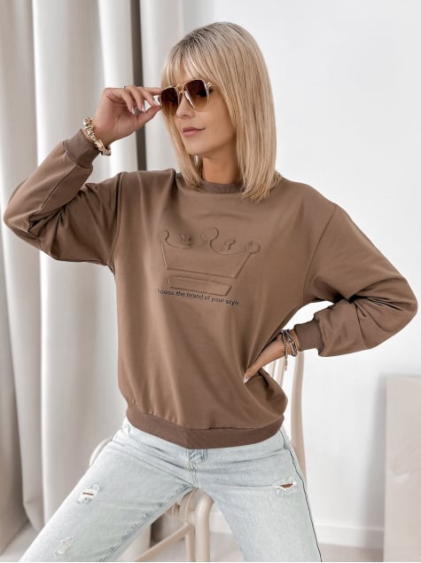 BLUZA MARGOT BRĄZOWA