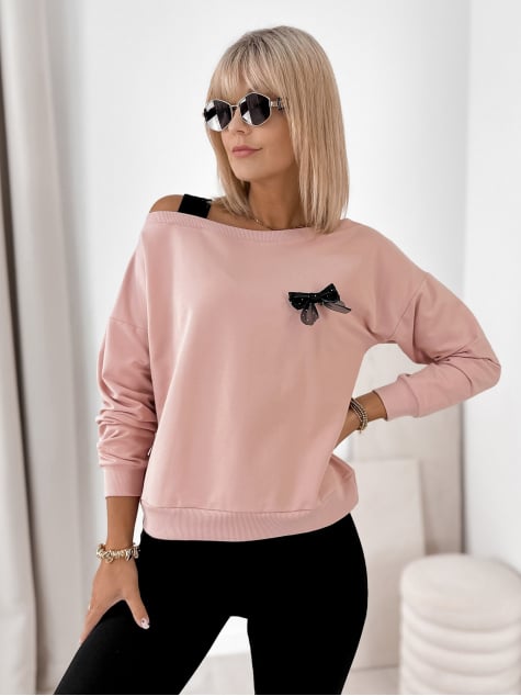 BLUZA BRONTE PUDROWY RÓŻ
