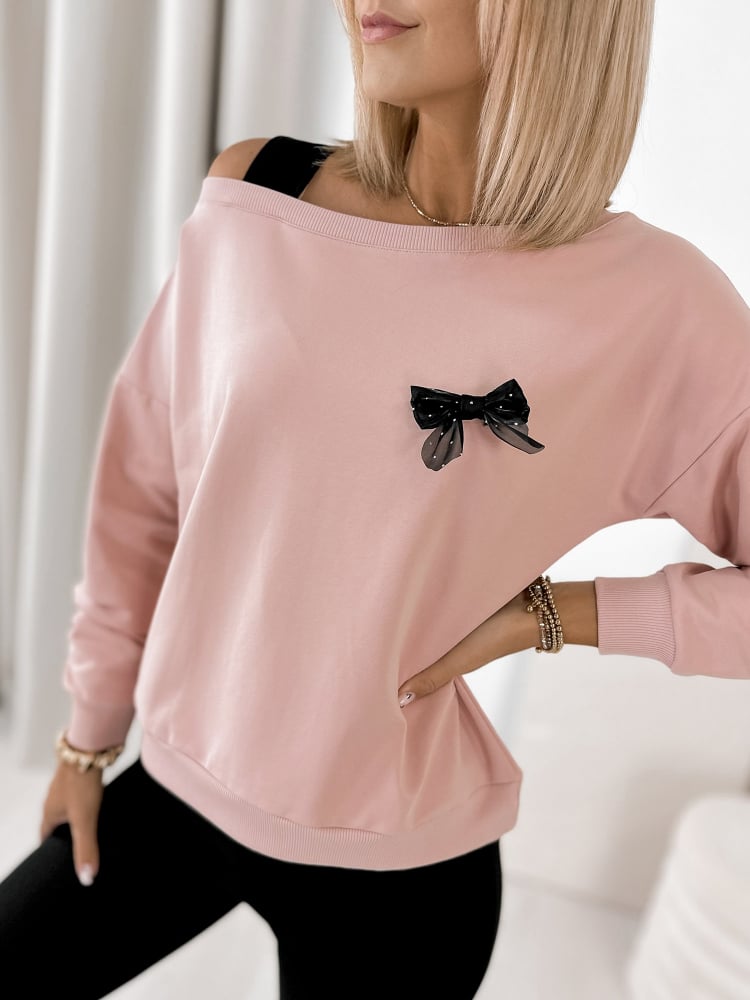 BLUZA BRONTE PUDROWY RÓŻ