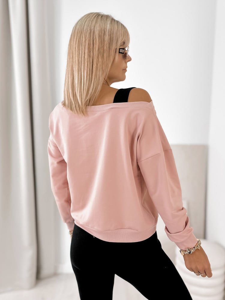 BLUZA BRONTE PUDROWY RÓŻ