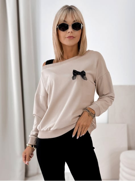 BLUZA BRONTE BEŻOWA