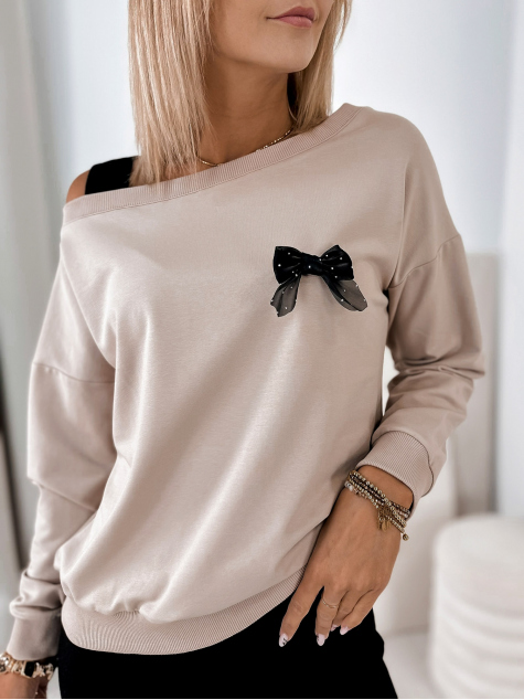 BLUZA BRONTE BEŻOWA
