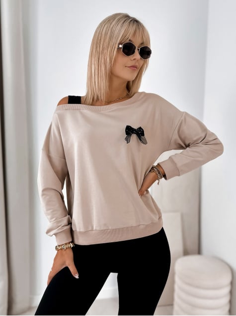 BLUZA BRONTE BEŻOWA