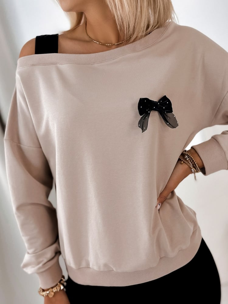 BLUZA BRONTE BEŻOWA