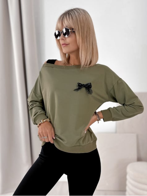 BLUZA BRONTE OLIWKOWA