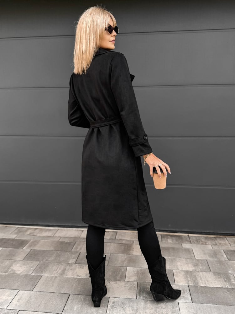 PŁASZCZ AKRAM CZARNY