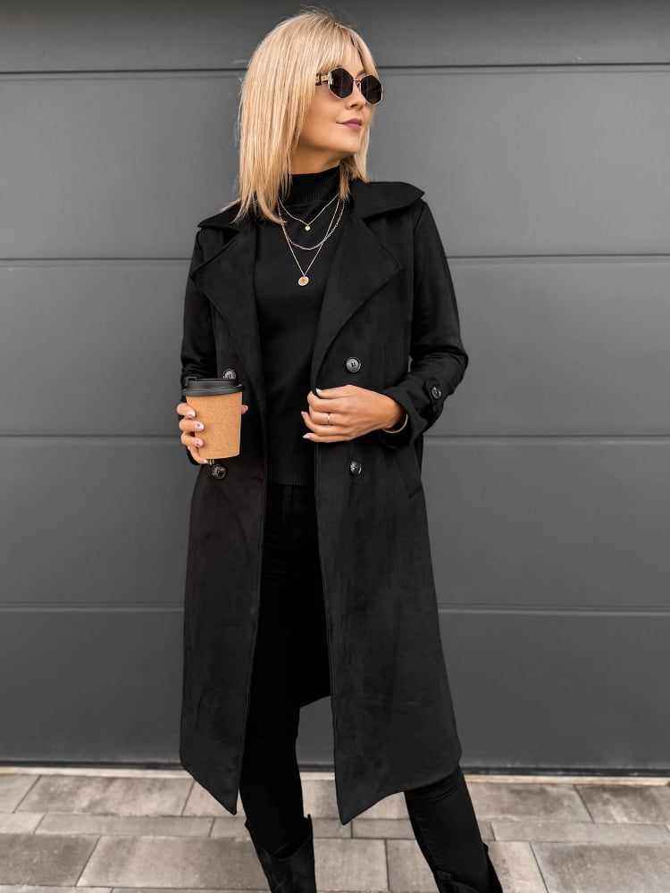 PŁASZCZ AKRAM CZARNY