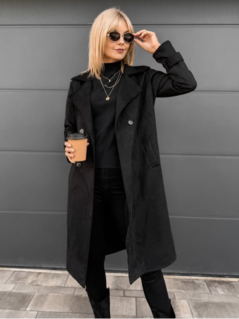 PŁASZCZ AKRAM CZARNY