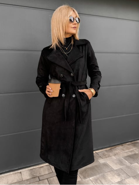 PŁASZCZ AKRAM CZARNY