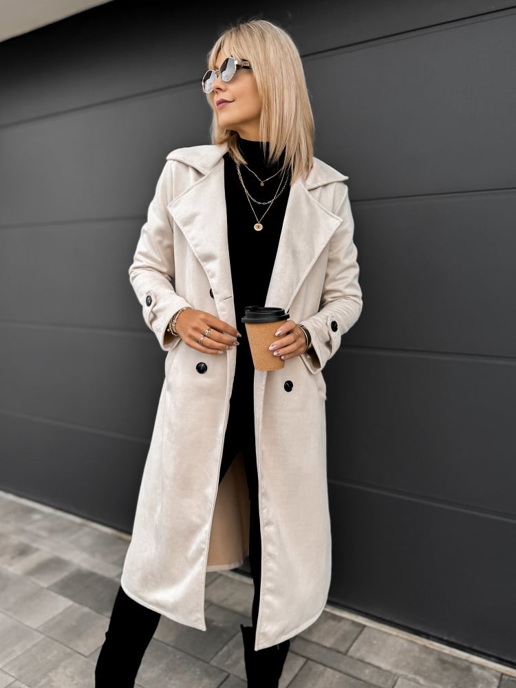 PŁASZCZ AKRAM BEŻOWY