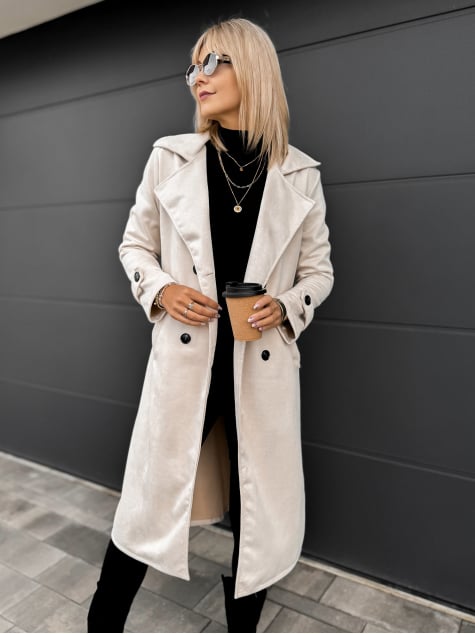 PŁASZCZ AKRAM BEŻOWY