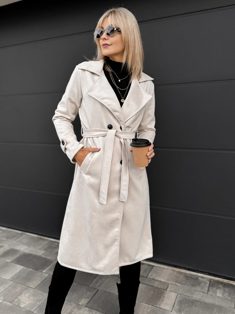 PŁASZCZ AKRAM BEŻOWY