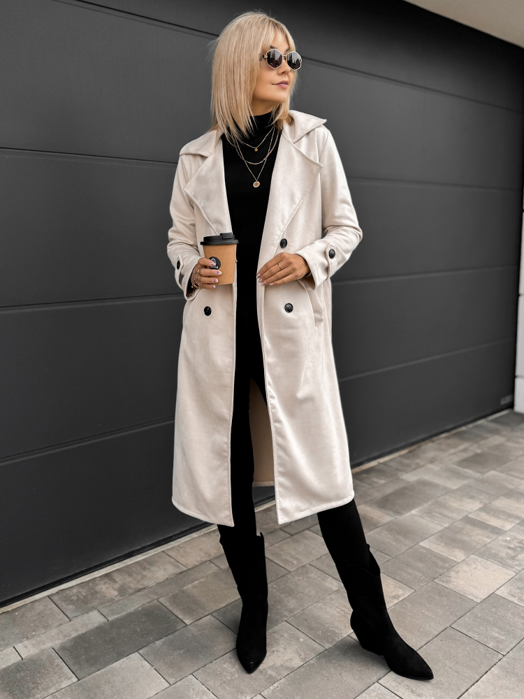 PŁASZCZ AKRAM BEŻOWY