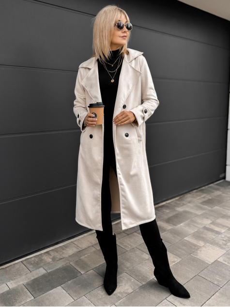 PŁASZCZ AKRAM BEŻOWY