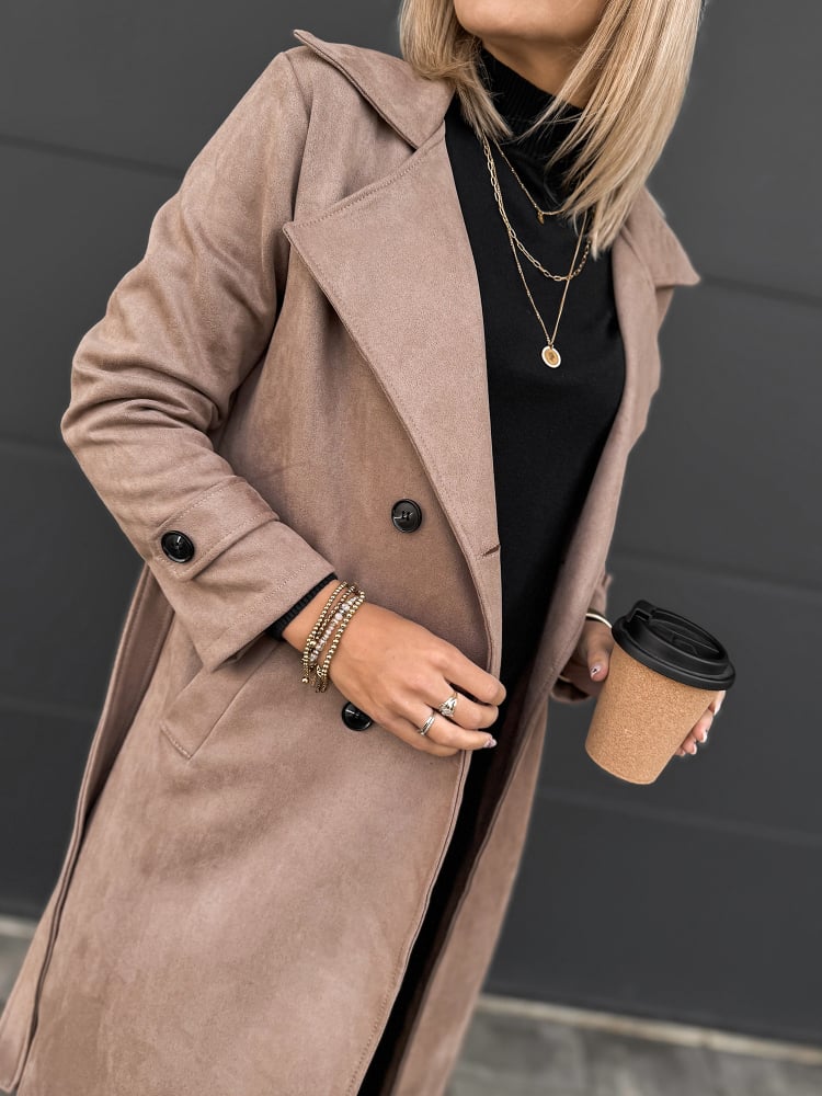 PŁASZCZ AKRAM KARMELOWY