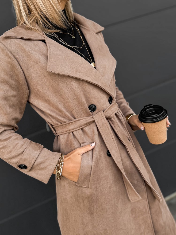 PŁASZCZ AKRAM KARMELOWY