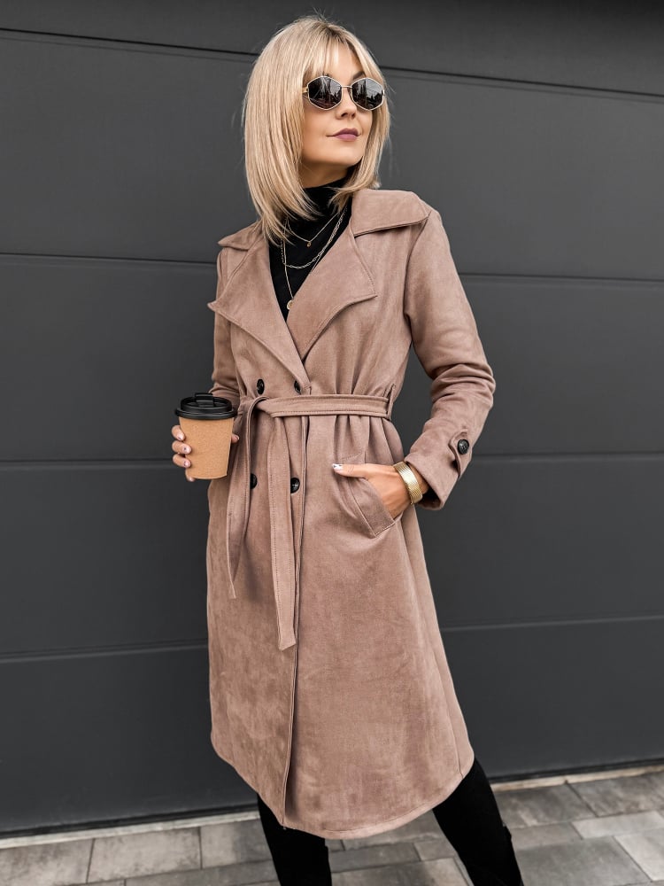 PŁASZCZ AKRAM KARMELOWY