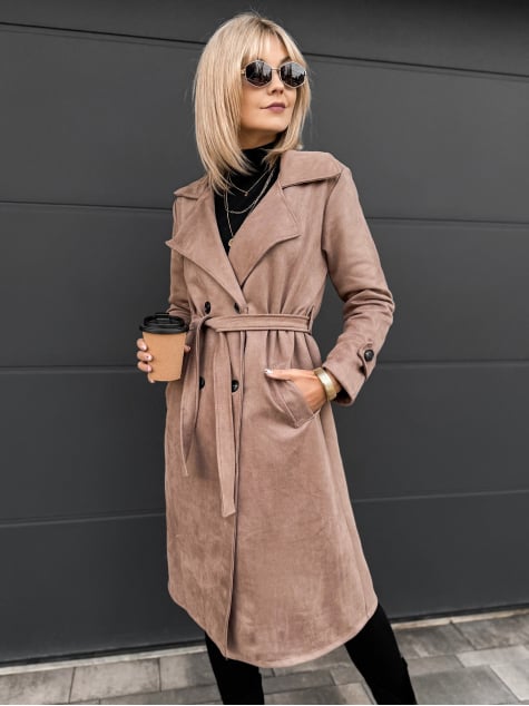 PŁASZCZ AKRAM KARMELOWY