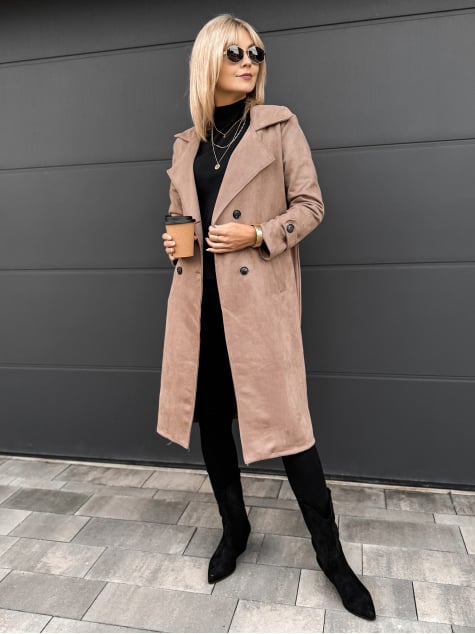 PŁASZCZ AKRAM KARMELOWY