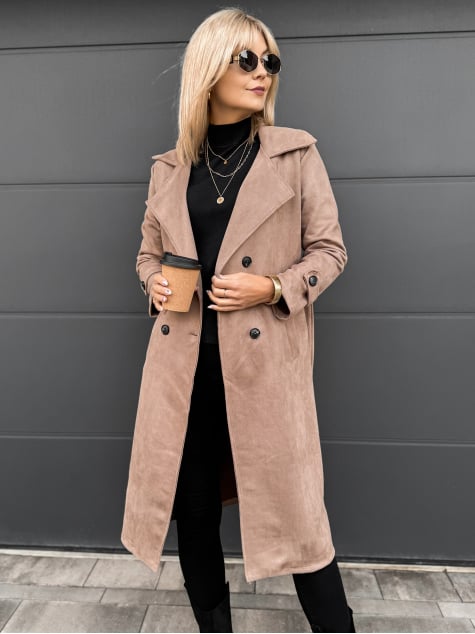 PŁASZCZ AKRAM KARMELOWY