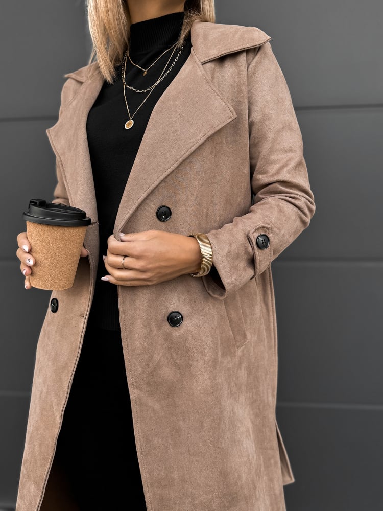 PŁASZCZ AKRAM KARMELOWY