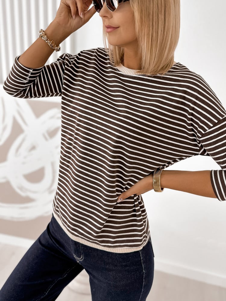 BLUZKA FANNY BRĄZOWA