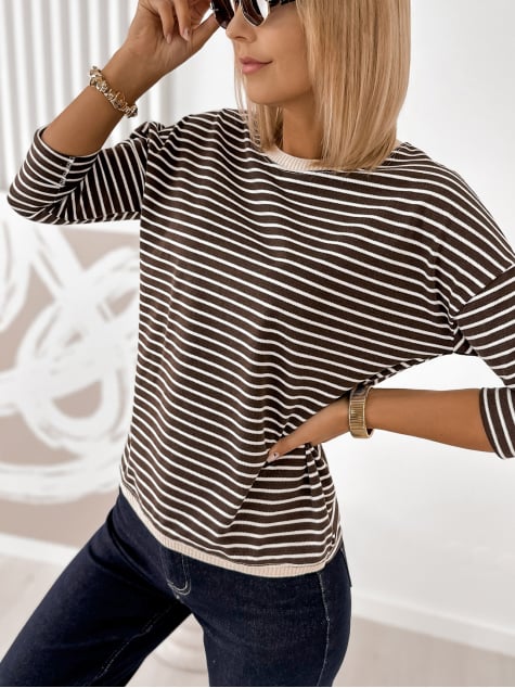 BLUZKA FANNY BRĄZOWA