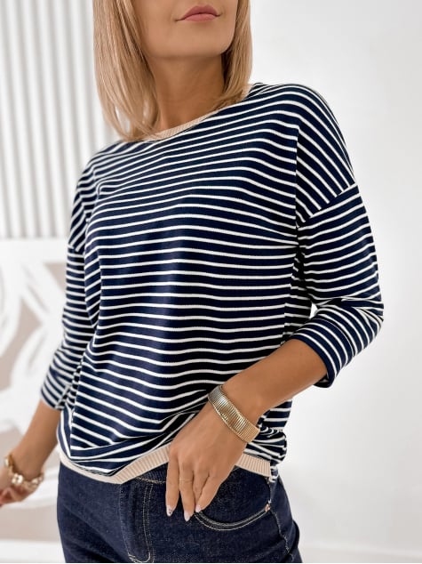 BLUZKA FANNY GRANATOWA