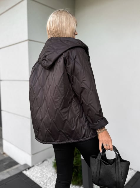 KURTKA ELINOR CIEMNOBRĄZOWA