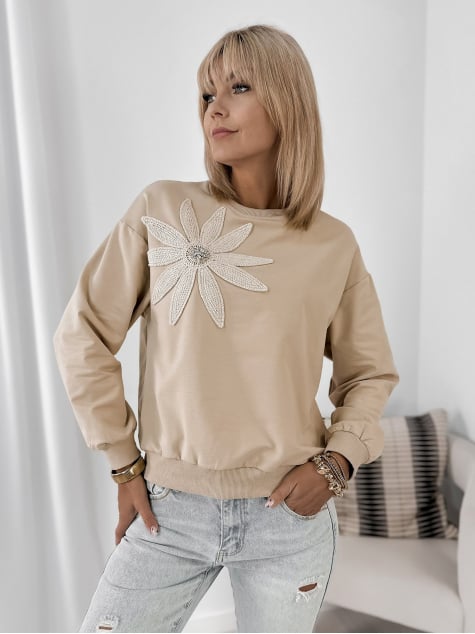 BLUZA DOROTHE BEŻOWA