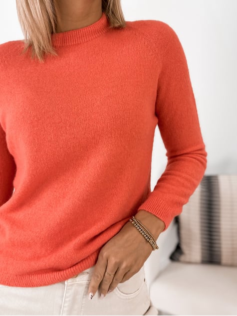 SWETER HARTFIELD KORALOWY