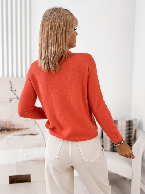 SWETER HARTFIELD KORALOWY